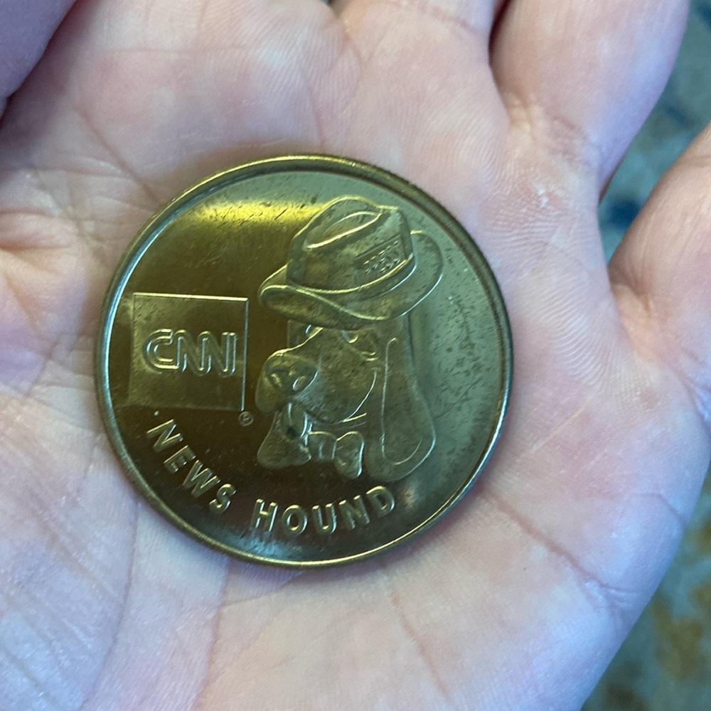 CNN- news hound token/coin- vintage/collectible
